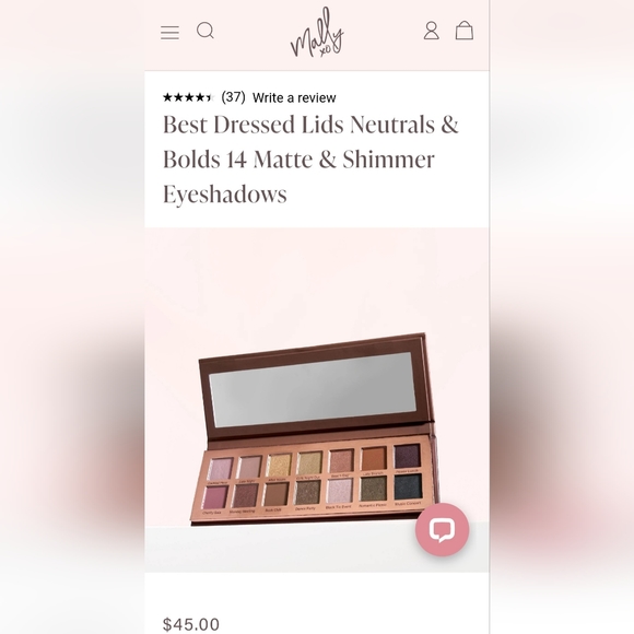 Mally "Best Dressed Lids" Palette - Picture 5 of 5